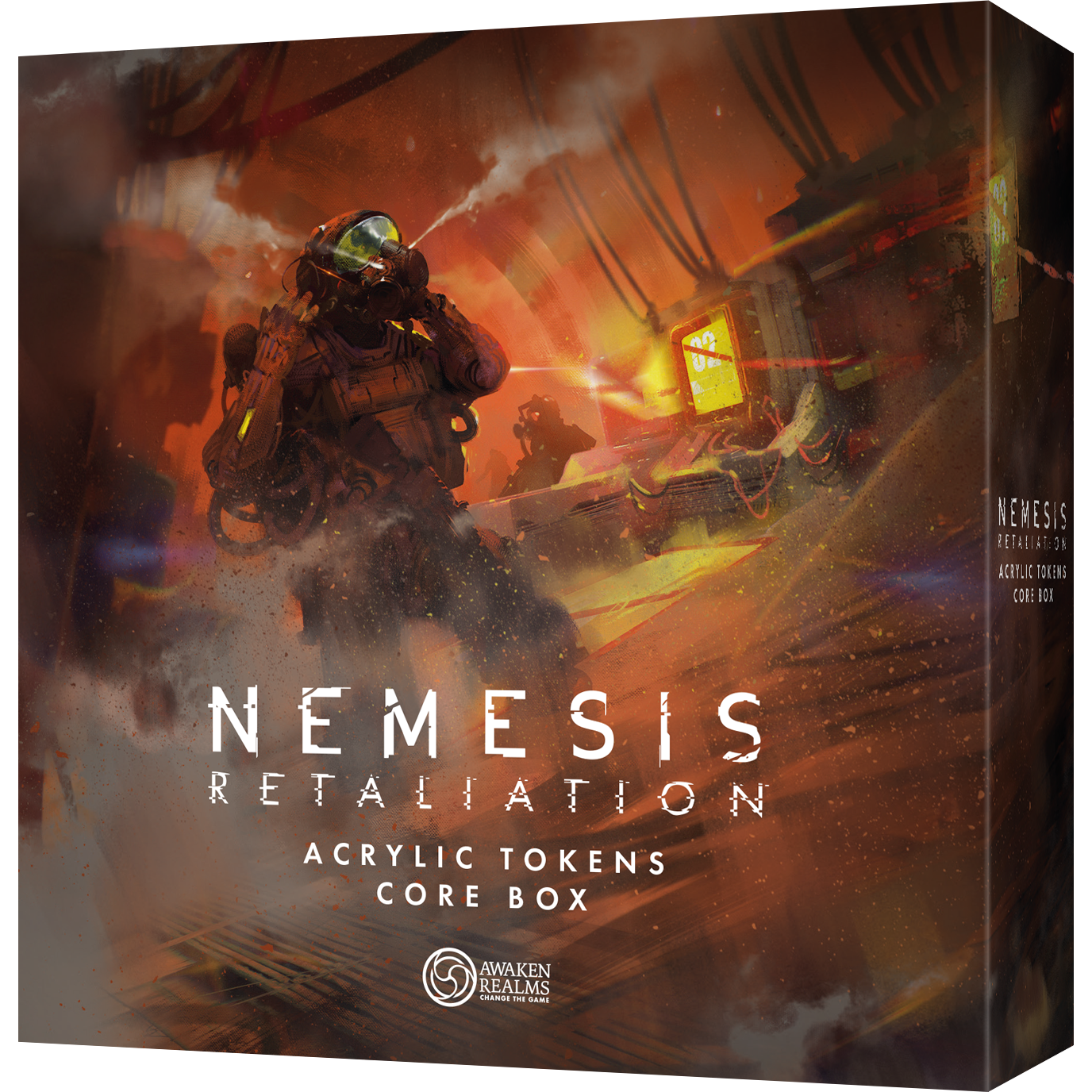 Nemesis: Retaliation - Acrylic Tokens - Core Box