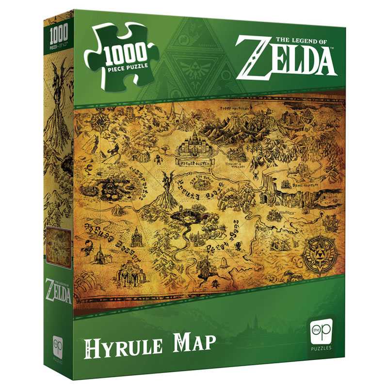 Puzzle 1000 The Legend of Zelda - Hyrule Map