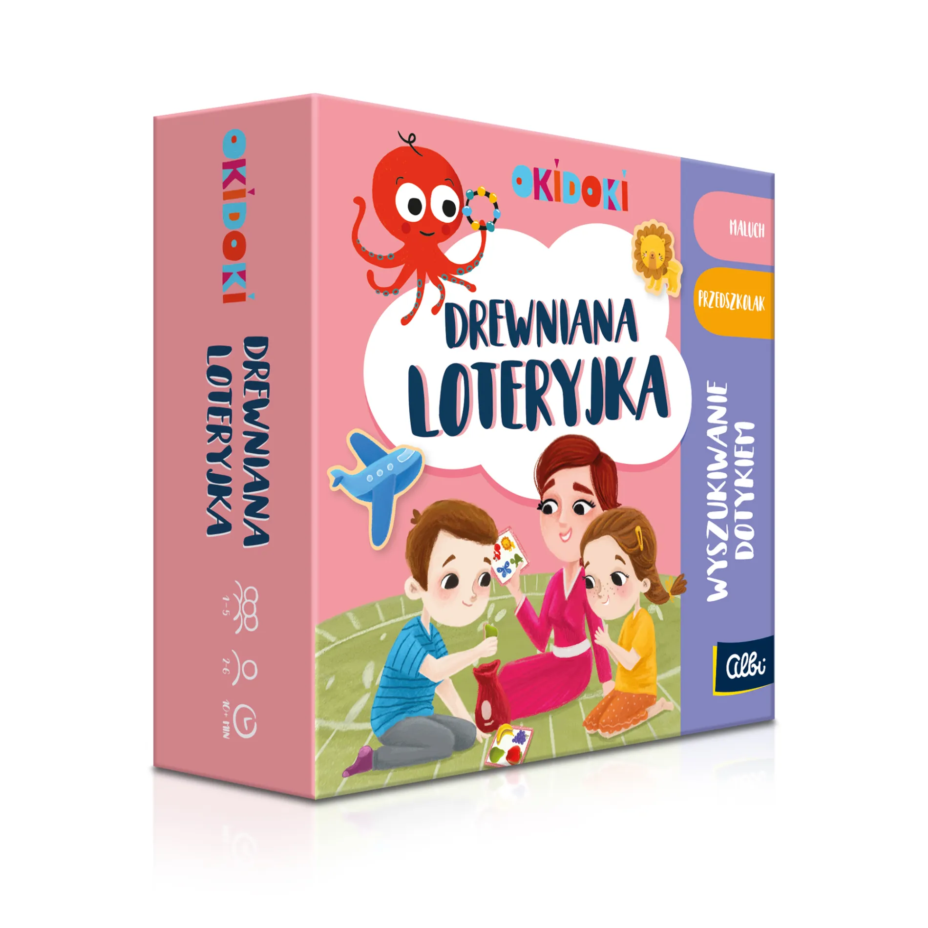 OKIDOKI: Drewniana loteryjka 2+