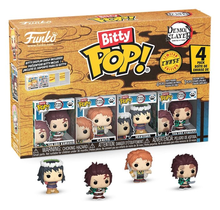 Funko Bitty POP Demon Slayer: Kimetsu no Yaiba: 4-Pack Tanjiro