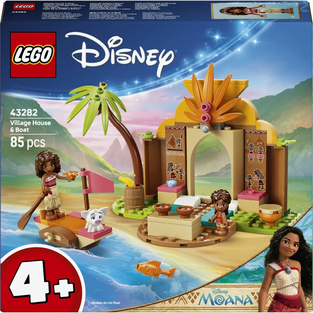 LEGO® Disney 43282 Wiejska chatka i łódź