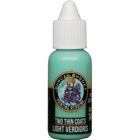 Two Thin Coats: Light Verdigris
