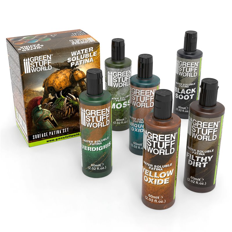 Green Stuff World: Water soluble patina set 6x60ml