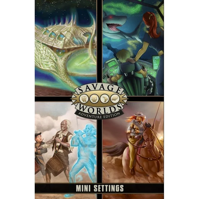 Savage Worlds Adventure Edition: Game Master Screen & Mini Settings