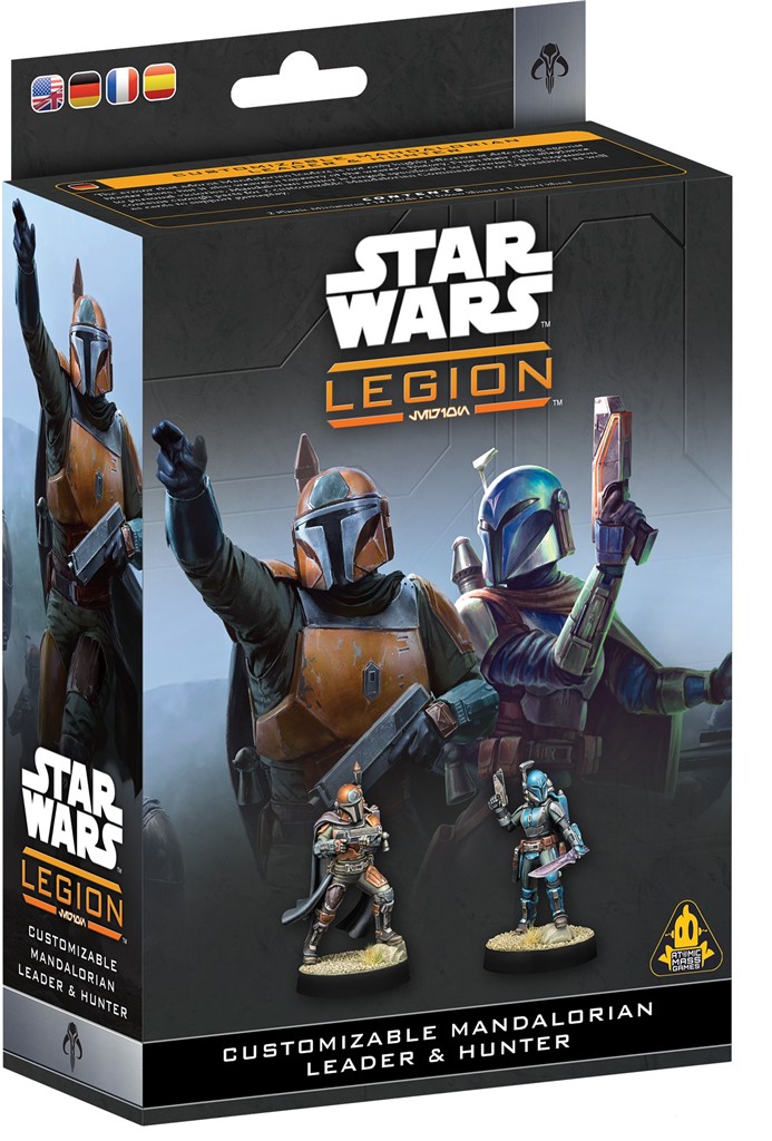 Star Wars Legion 2.0: Customizable Mandalorian Leader & Hunter
