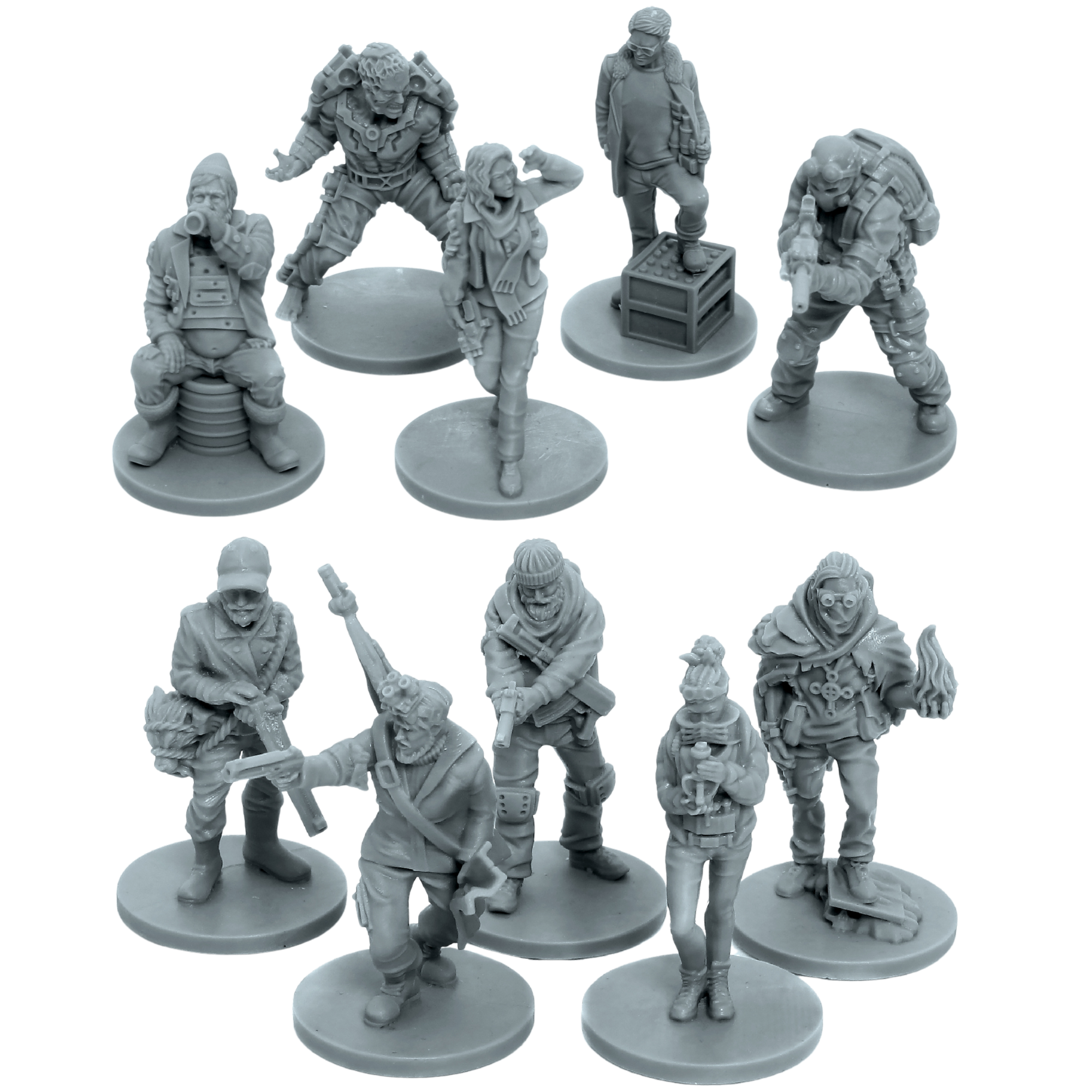 Painting Practice Miniatures Set (10 pcs.)