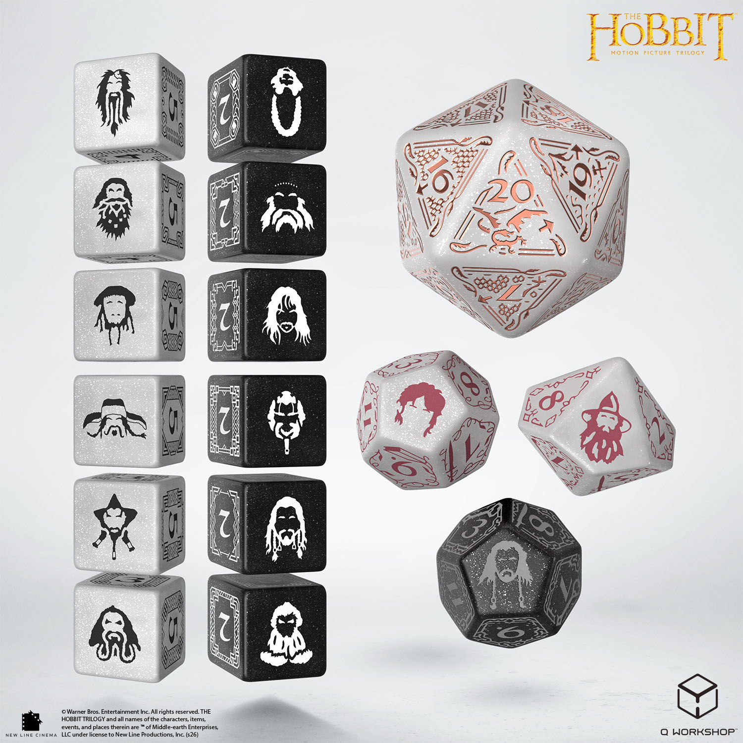 Zestaw kości TCG Hobbit: Radiant Dawn
