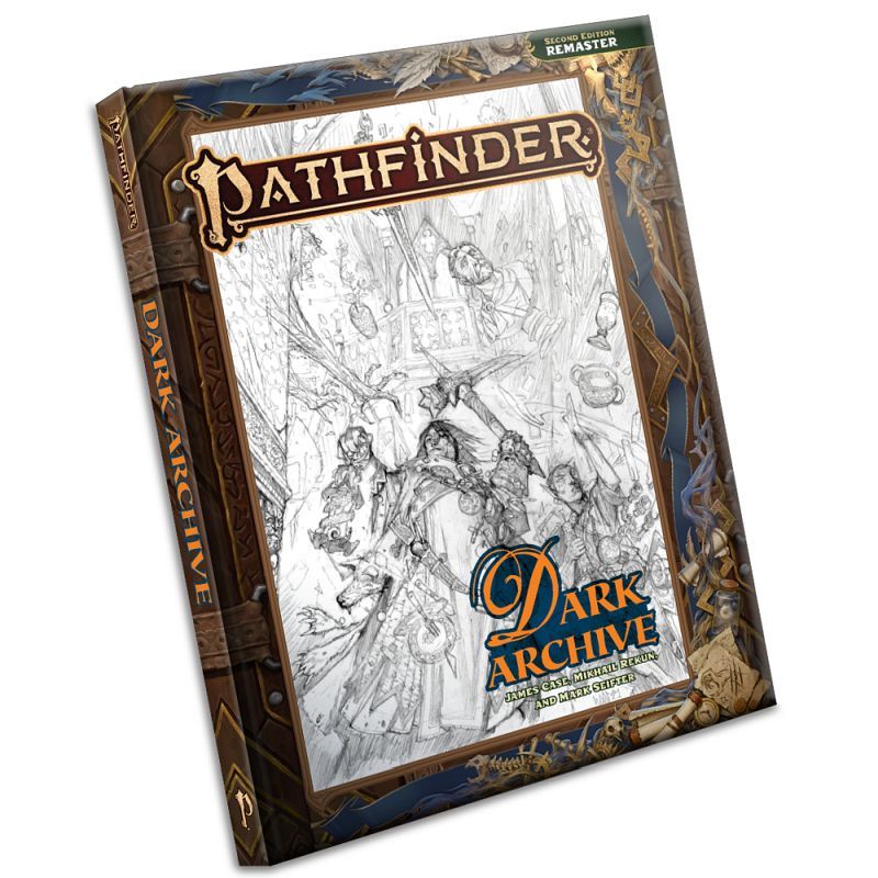 Pathfinder RPG: Dark Archive Remastered Sketch Cover