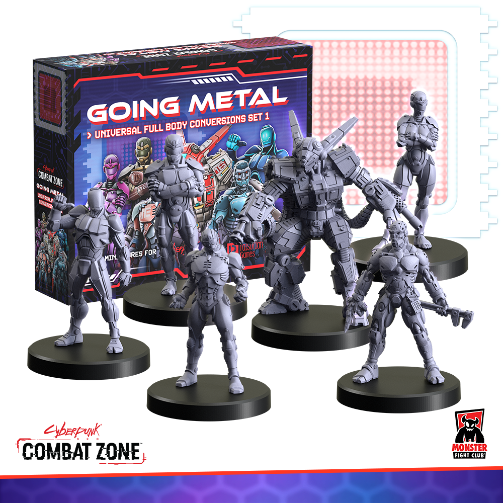 Cyberpunk Red: Combat Zone - Going Metal (Universal Full Body Conversions Set 1)