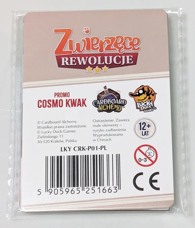 Zwierzęce rewolucje: Cosmo Kwak - karty promo