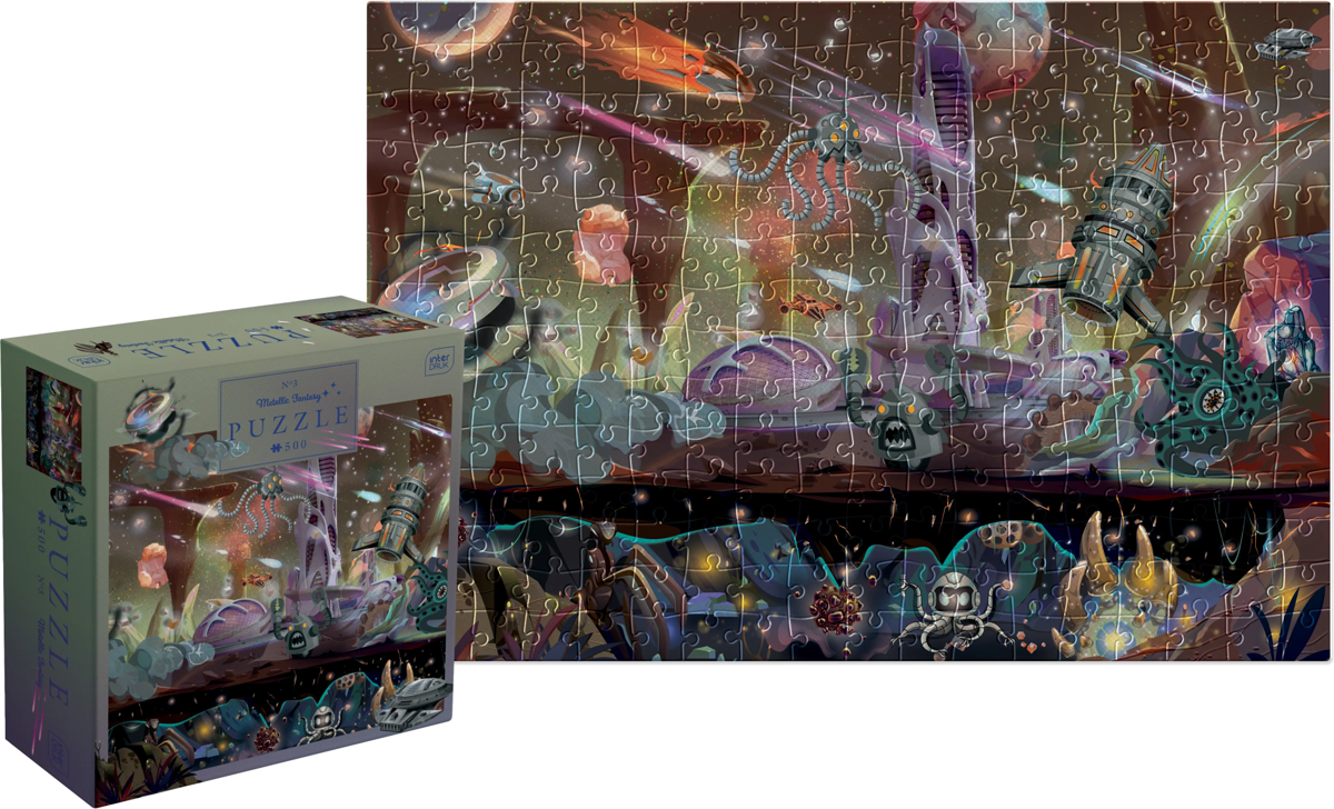 Puzzle 500 Metallic Fantasy 3 - Space Quest