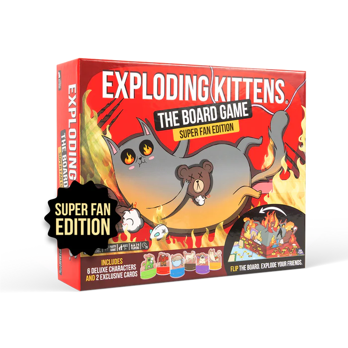 Exploding Kittens: The Board Game (Super Fan Edition)