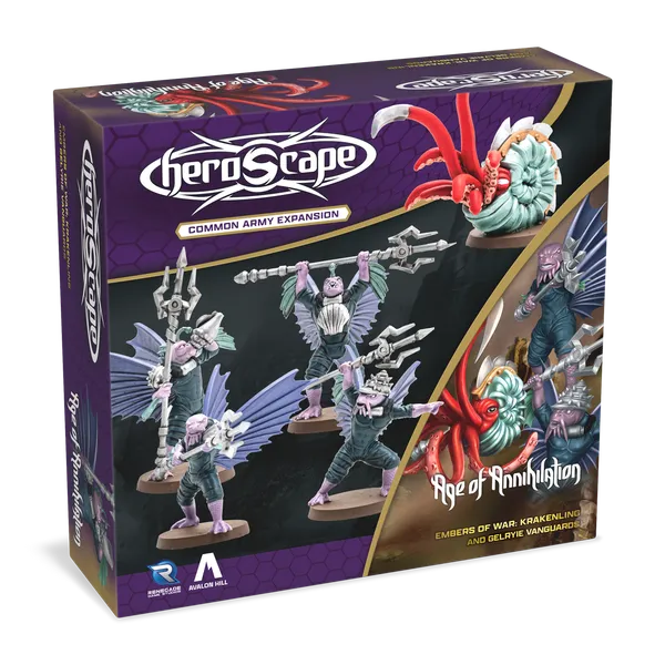Heroscape: Krakenling and Gelryie Vanguards Common Army Expansion