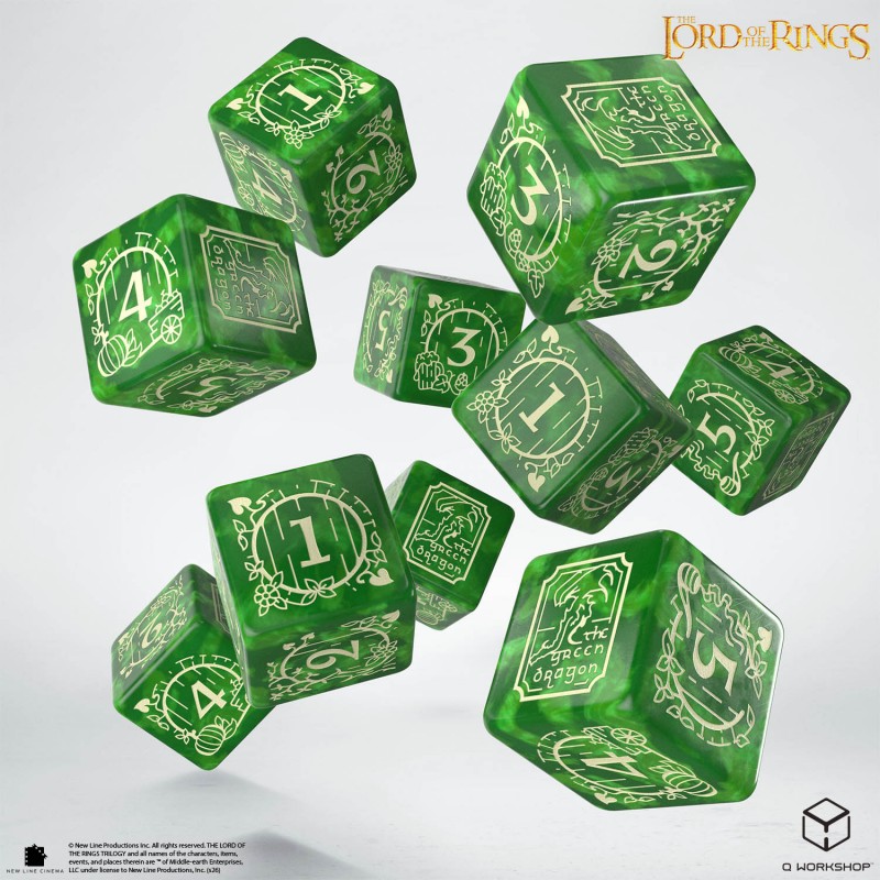 Lord of the Rings: The Shire 10xD6 Dice Set