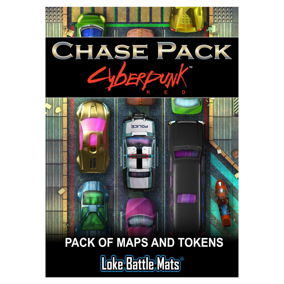 Cyberpunk Red: Chase Pack Maps & Tokens