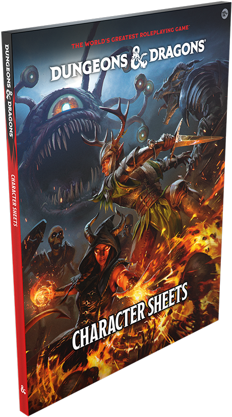 Dungeons & Dragons RPG: Character Sheets (2024)