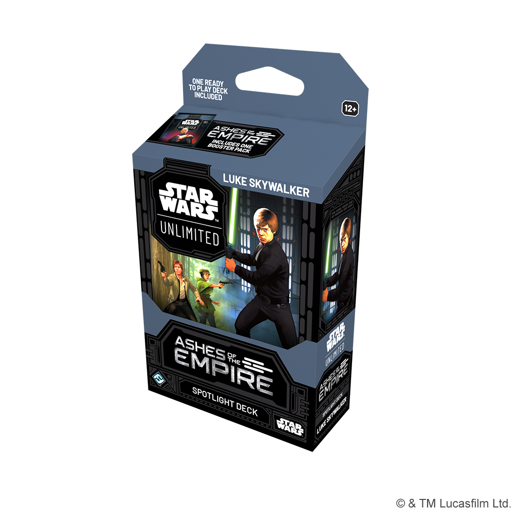 Star Wars: Unlimited Card Game - Ashes of the Empire - Spotlight Deck - Luke Skywalker