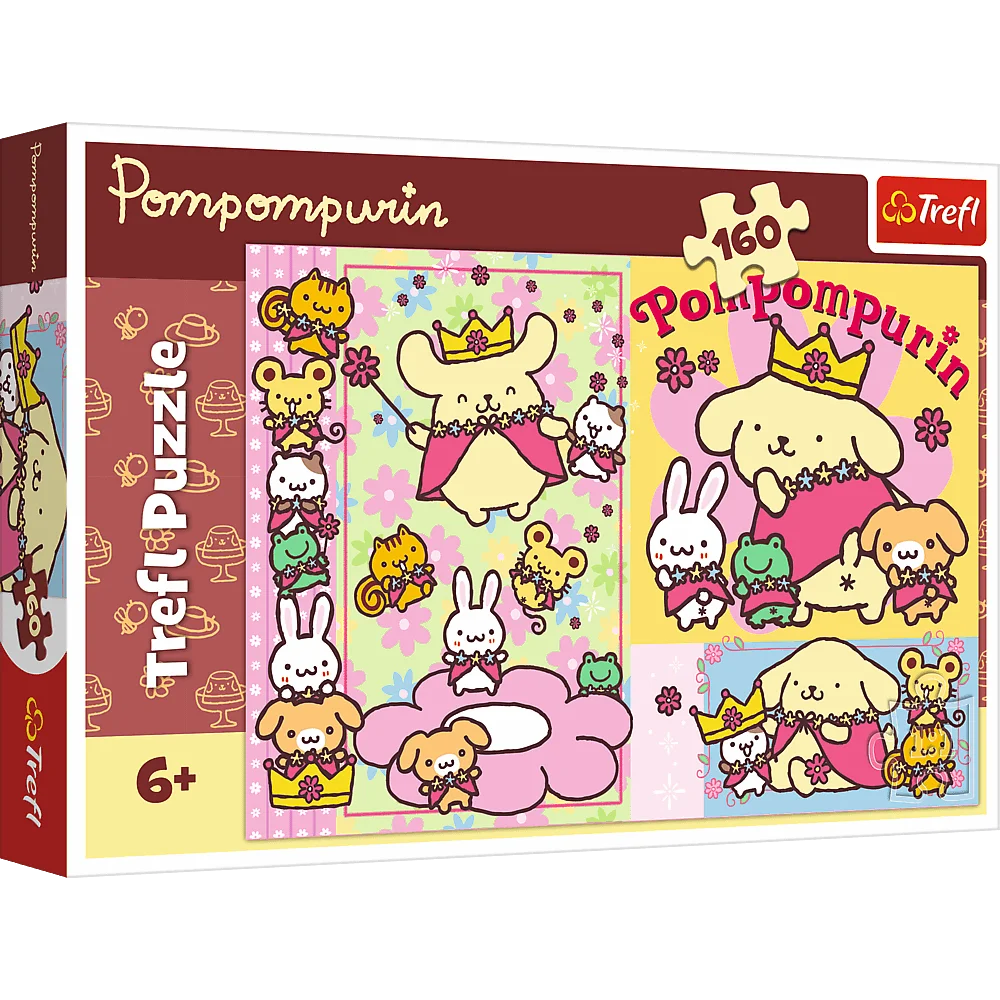 Puzzle 160 Sanrio, Pompompurin i najsłodszy dzień