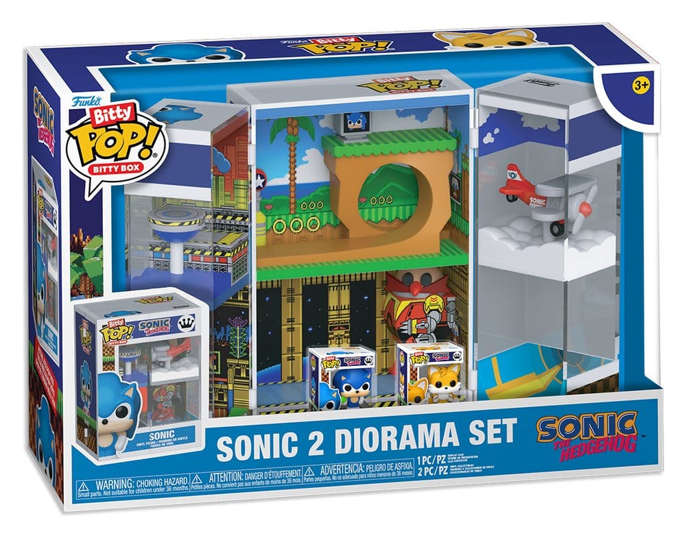 Funko POP Sonic the Hedgehog: Sonic 2 Diorama Set