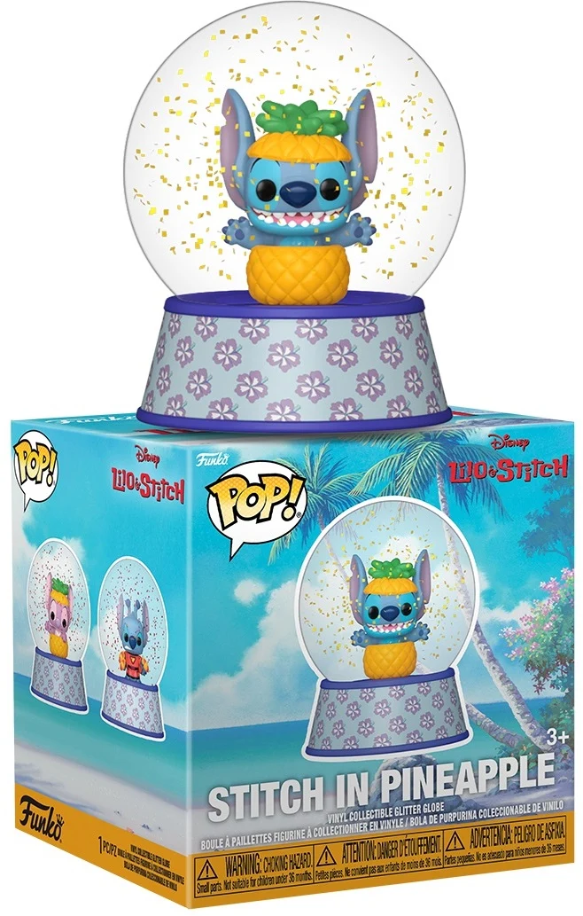 Funko POP Glitter Globe Stitch - Stitch in Pineapple
