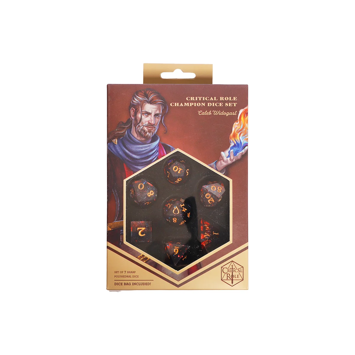 Komplet kości: Critical Role Champion - Caleb Widogast