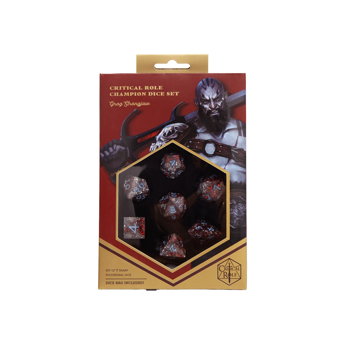 Komplet kości: Critical Role Champion - Grog Strongjaw