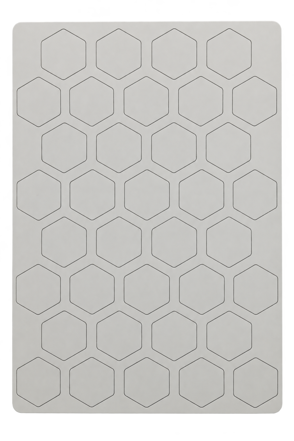 Czysty kafelek hex 13mm w wyprasce (36 sztuk)