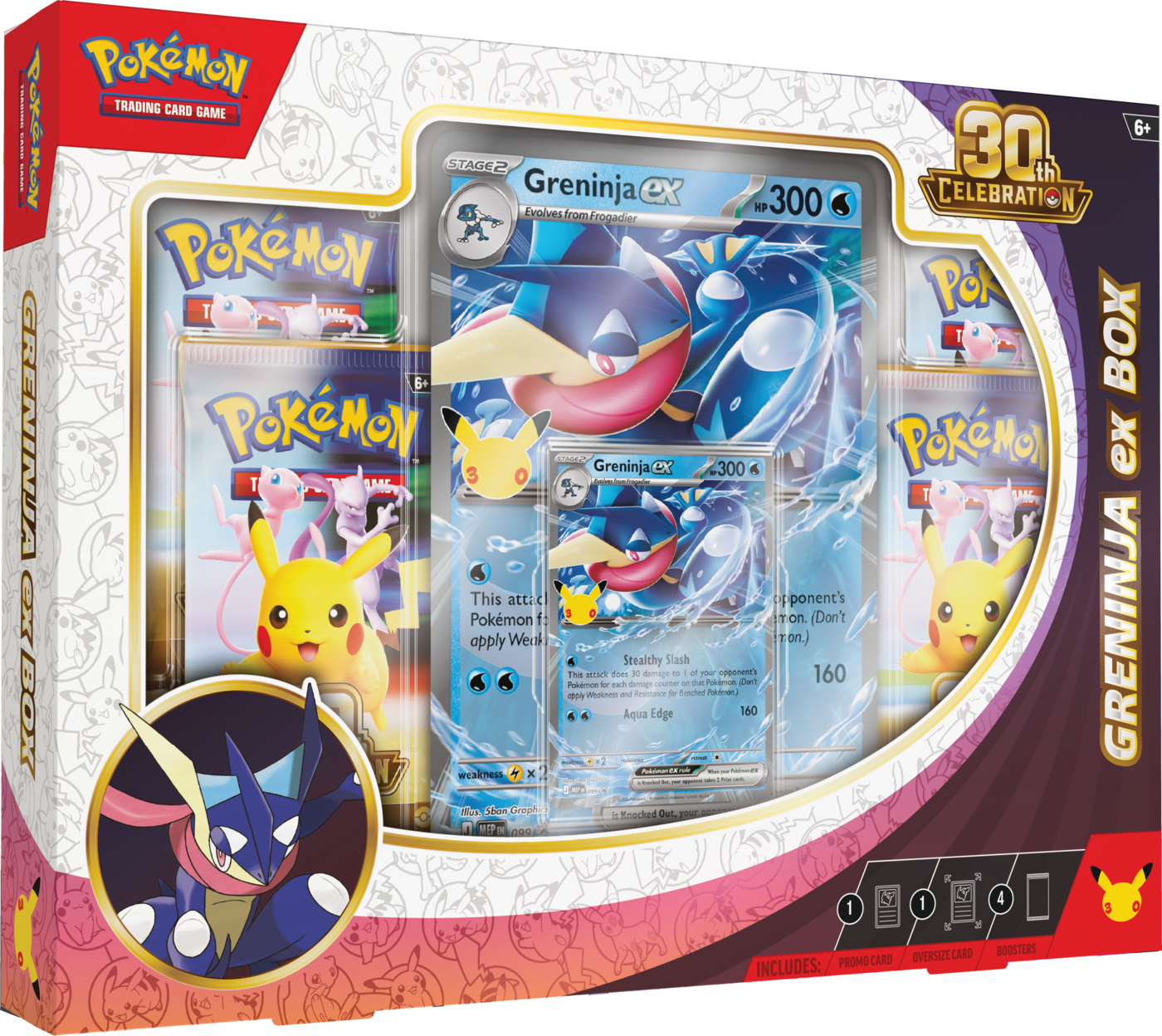 Pokémon TCG: 30th Celebration - Ex Box - Greninja ex