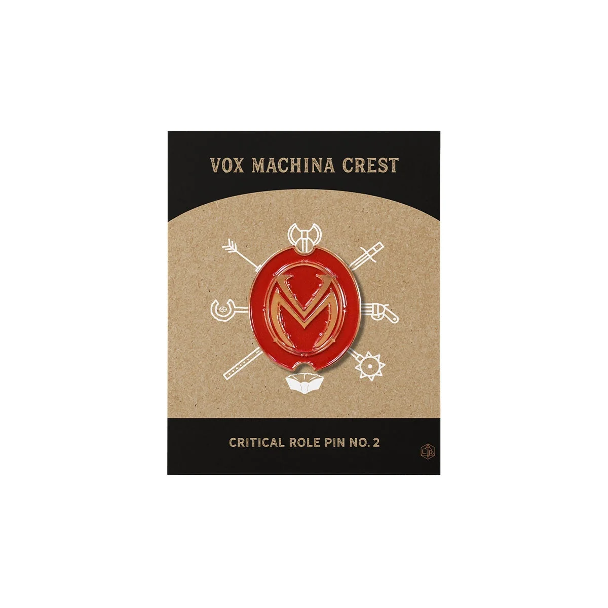 Critical Role Pin No. 2 - Vox Machina Crest