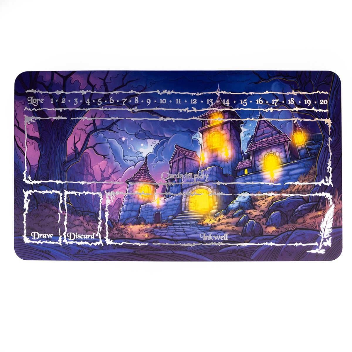 Lorcan's Secret Castle Game Mat 61x35.5 cm (silver mesh)