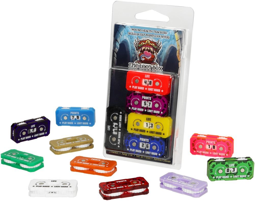Epic Loot Box: Tracker 20x41 mm, zakres 0-99 (5 sztuk)