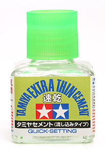 Tamiya Extra Thin Cement plastic glue 40ml (Quick-Set)