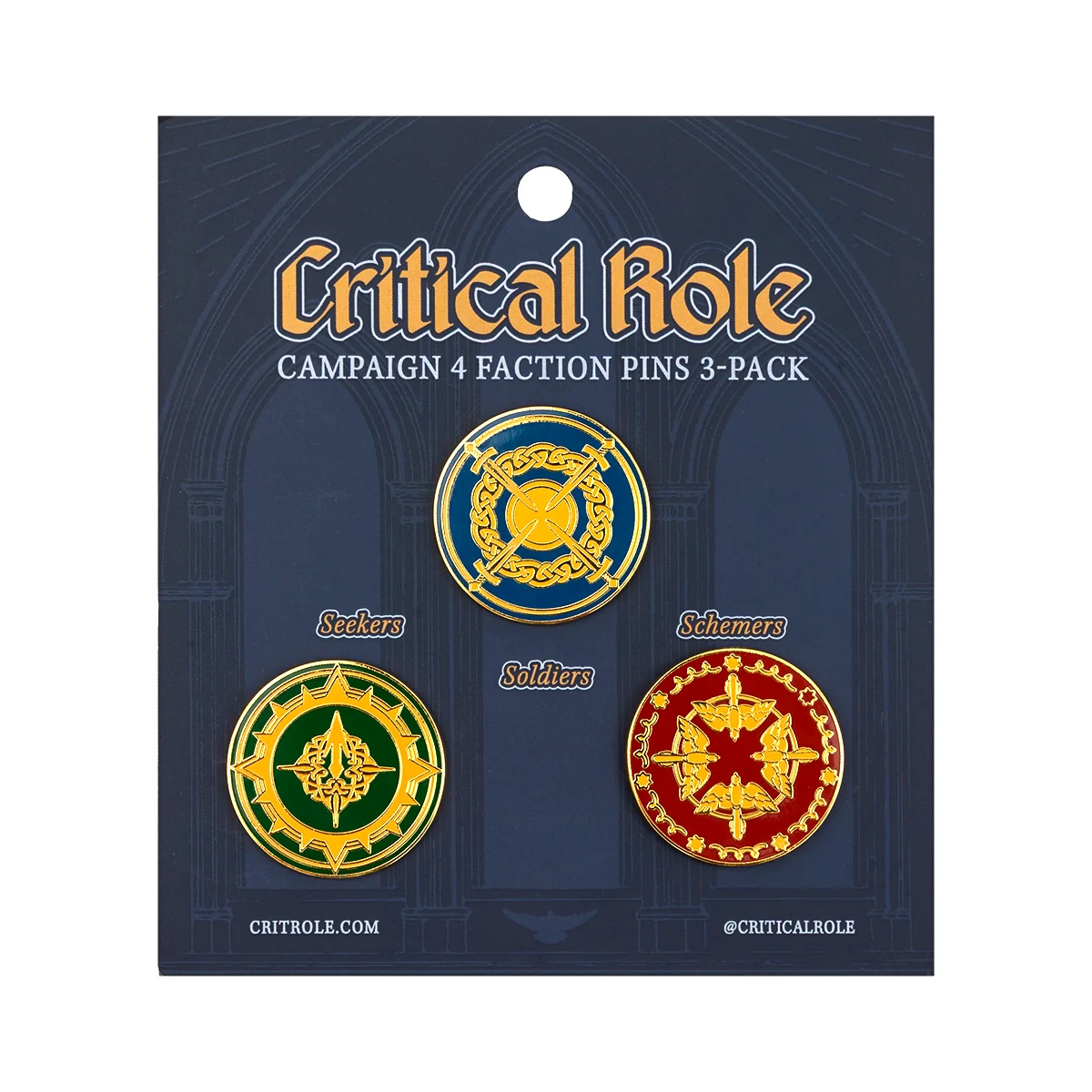 Critical Role Campaign 4 Faction Pins 3-Pack