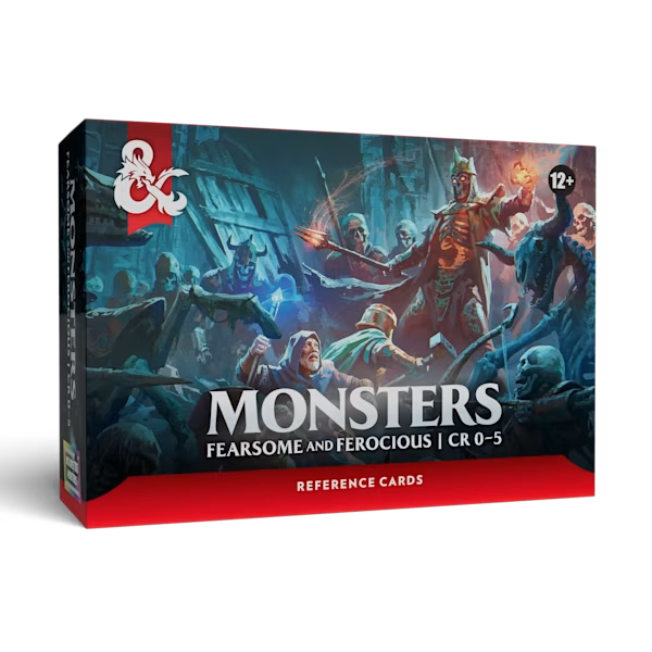Dungeons & Dragons RPG: Monsters - Fearsome and Ferocious Reference Cards