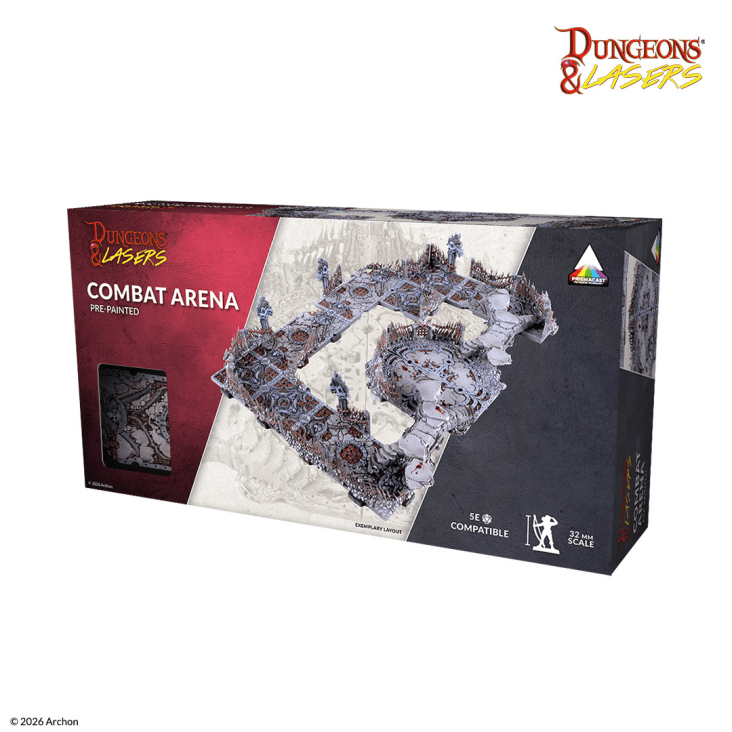 Dungeons & Lasers: Combat Arena pre-painted
