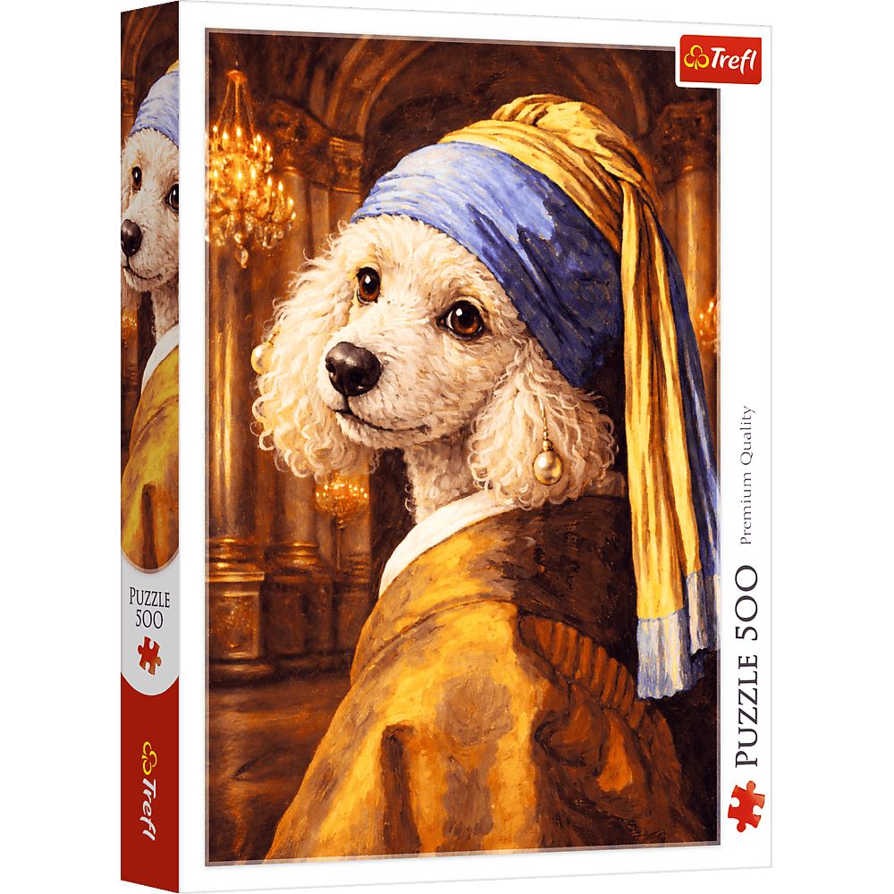 Puzzle 500 Pudel z Perłą