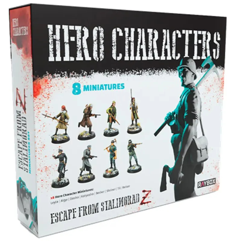 Escape From Stalingrad Z: Hero Characters Miniatures Set