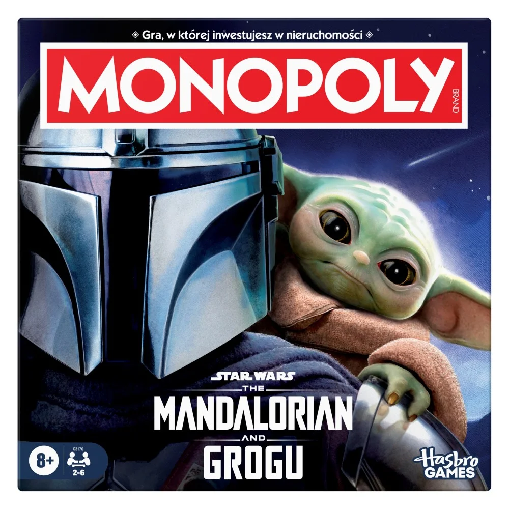 Monopoly Star Wars: Mandalorian i Grogu