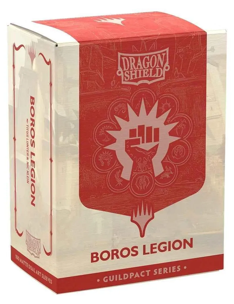 Koszulki na karty Dragon Shield Matte Dual Art - Magic the Gathering: The Guildpack Series - Boros Legion  - 100 sztuk