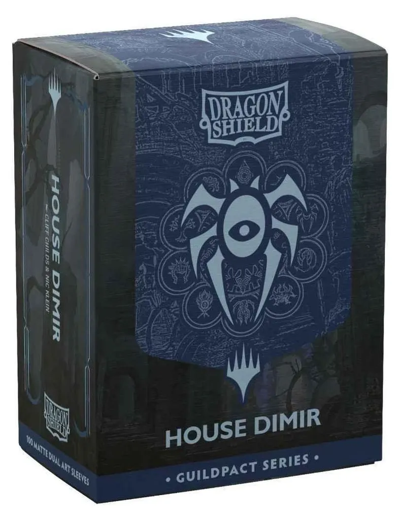 Koszulki na karty Dragon Shield Matte Dual Art - Magic the Gathering: The Guildpack Series - House Dimir  - 100 sztuk