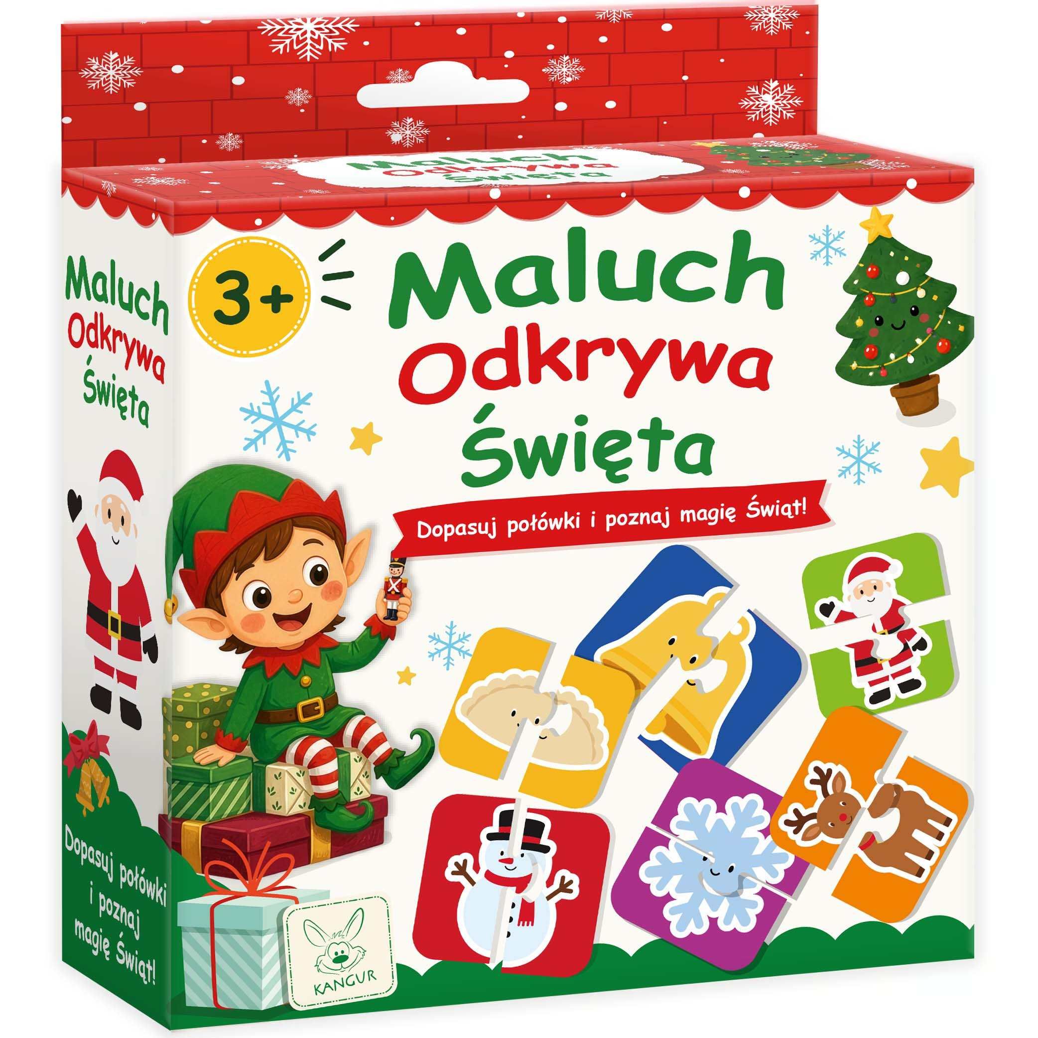 Puzzle Maluch odkrywa Święta