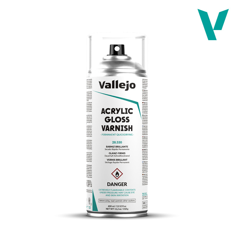 Vallejo: 400ml Spray - Acrylic Gloss Varnish