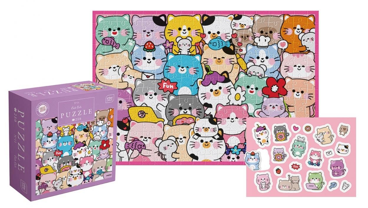 Puzzle 250 Kids Cute Cats