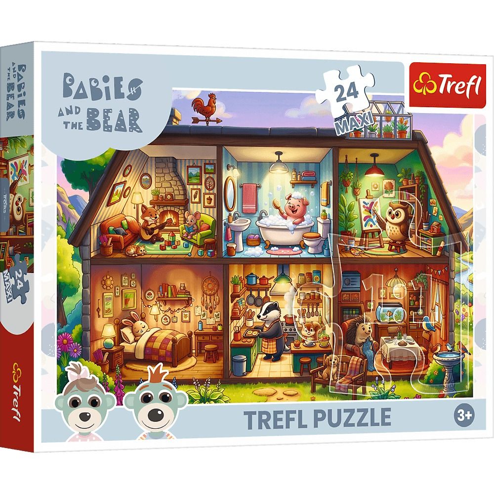 Puzzle 24 Maxi Futrzaste historie