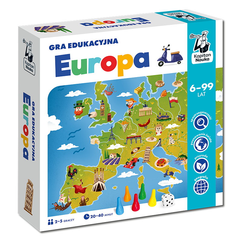 Kapitan Nauka: Europa - Gra edukacyjna