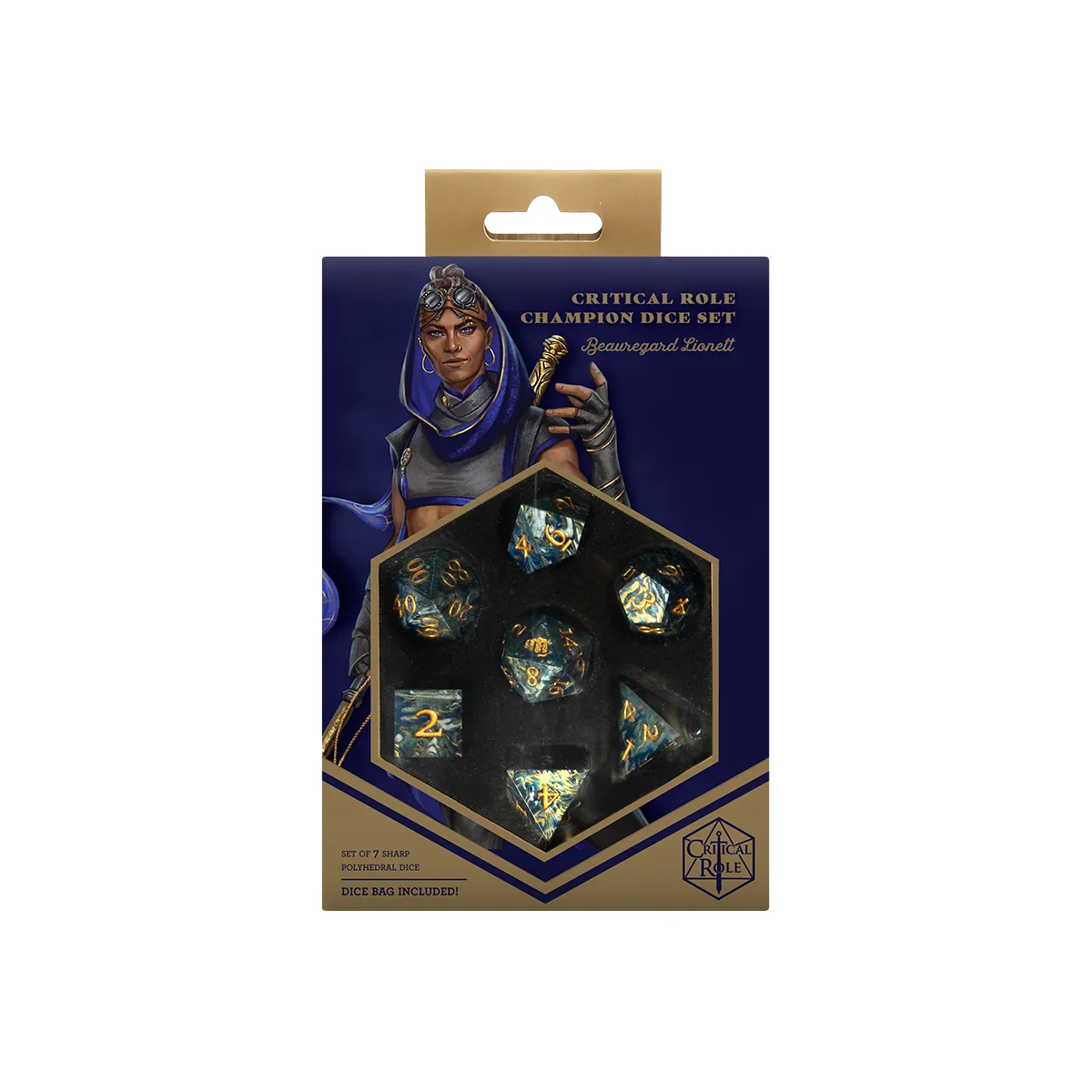 Dice Set: Critical Role Champion - Beauregard Lionett