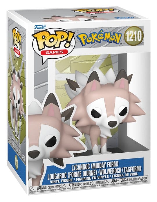 Funko POP Pokemon: Lycanroc (Midday Form)