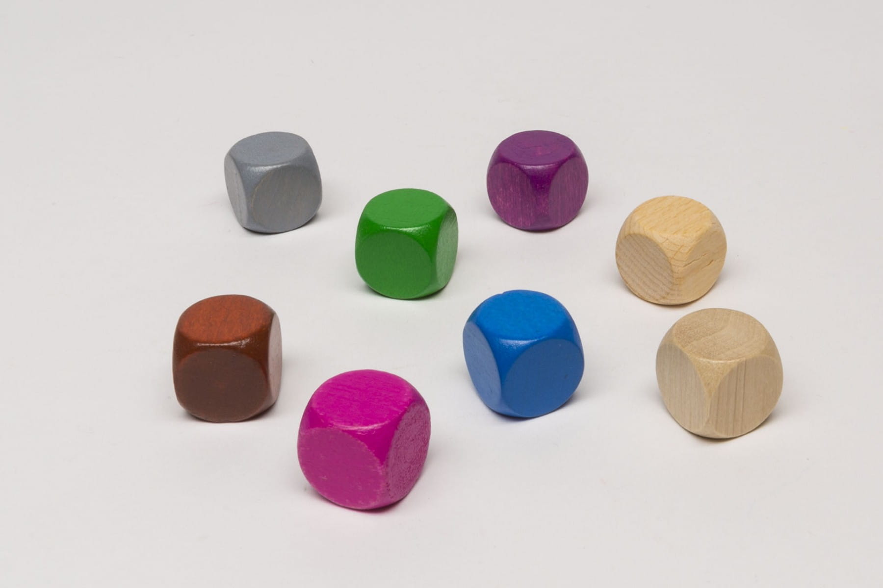 Blank wooden dice D6 16mm