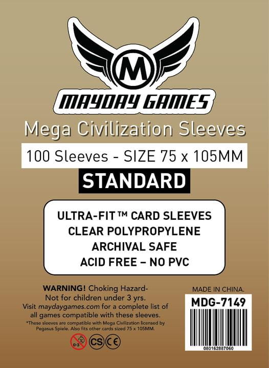Koszulki na karty Mayday Mega Civilization 75x105 mm 100 sztuk