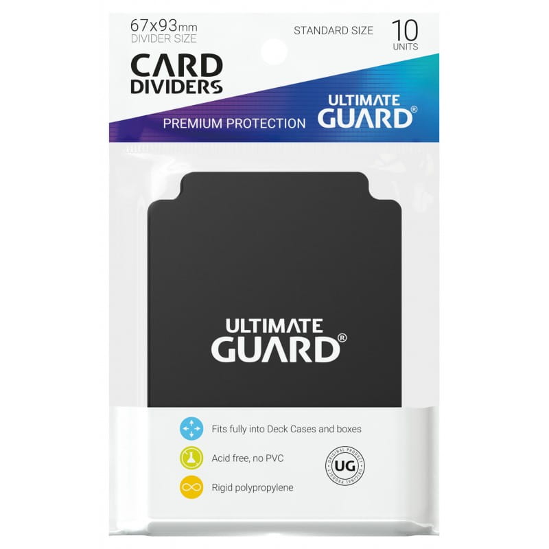Ultimate Guard: Card Dividers - Black